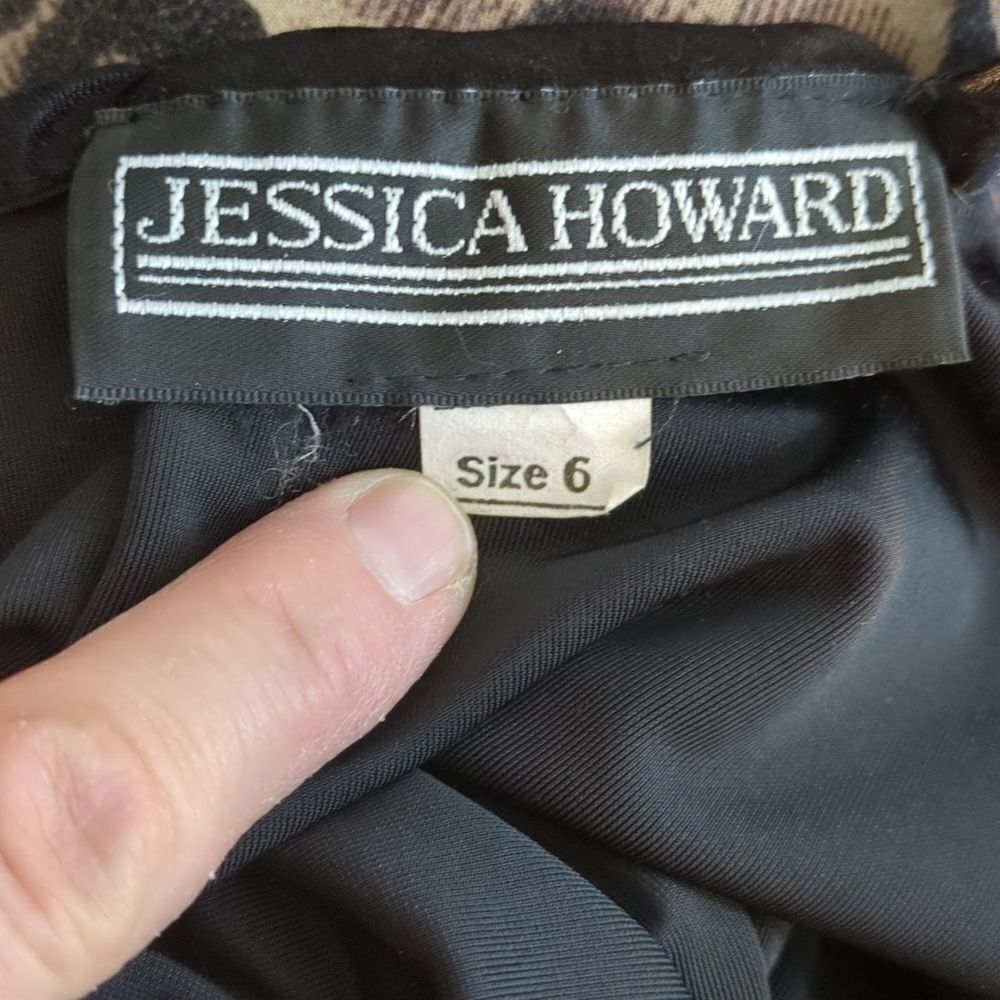 Jessica Howard Black Velvet Dress - Picture 12 of 12